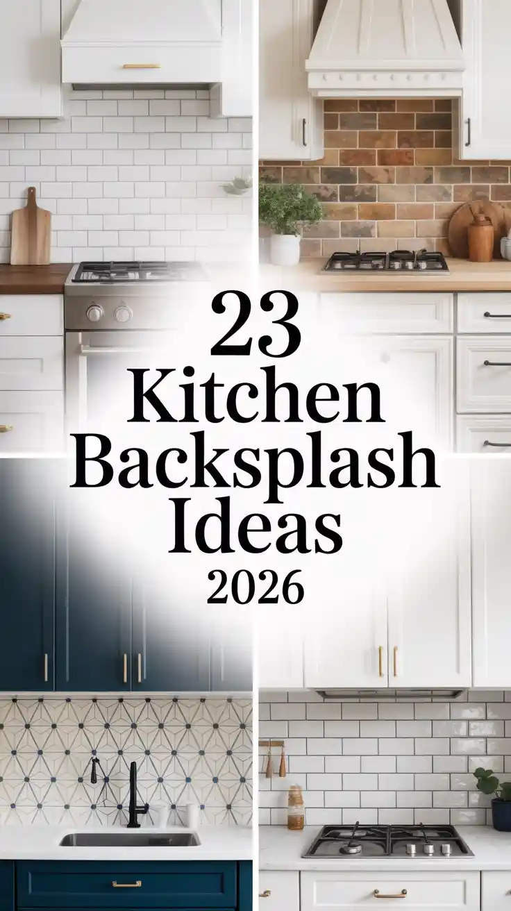 Kitchen Backsplash Ideas 2026: Modern Trends, Stylish Designs, and Creative Combinations