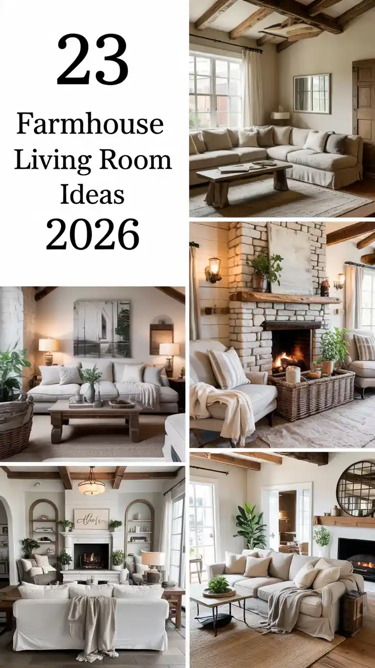 Farmhouse Living Room Ideas 2026: Cozy, Rustic, and Modern Designs to Inspire Your Home