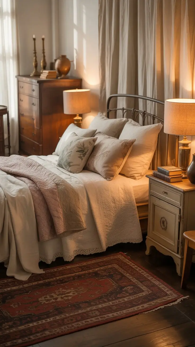 Vintages Bedroom Ideas 2026: Aesthetic, Cozy & Elegant Vintage Style