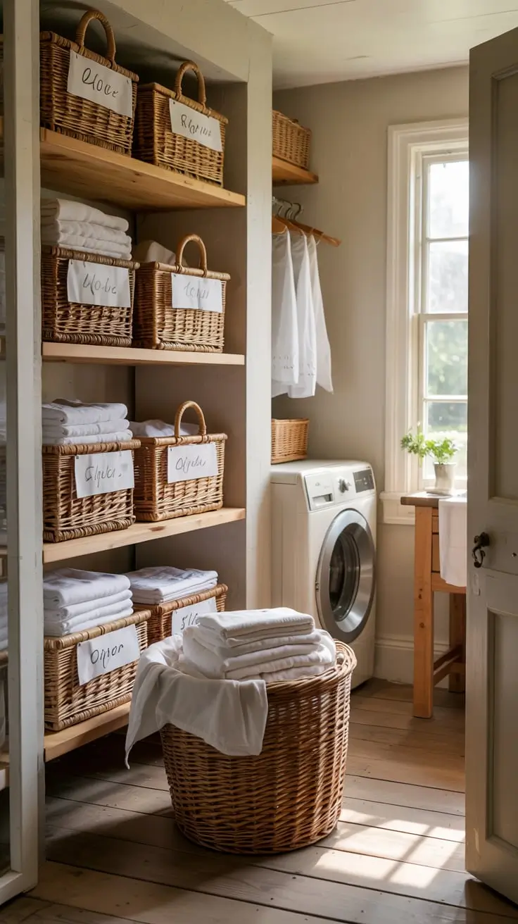 Laundry Room Shelves Ideas 2026: Modern, Farmhouse & Creative Storage Solutions