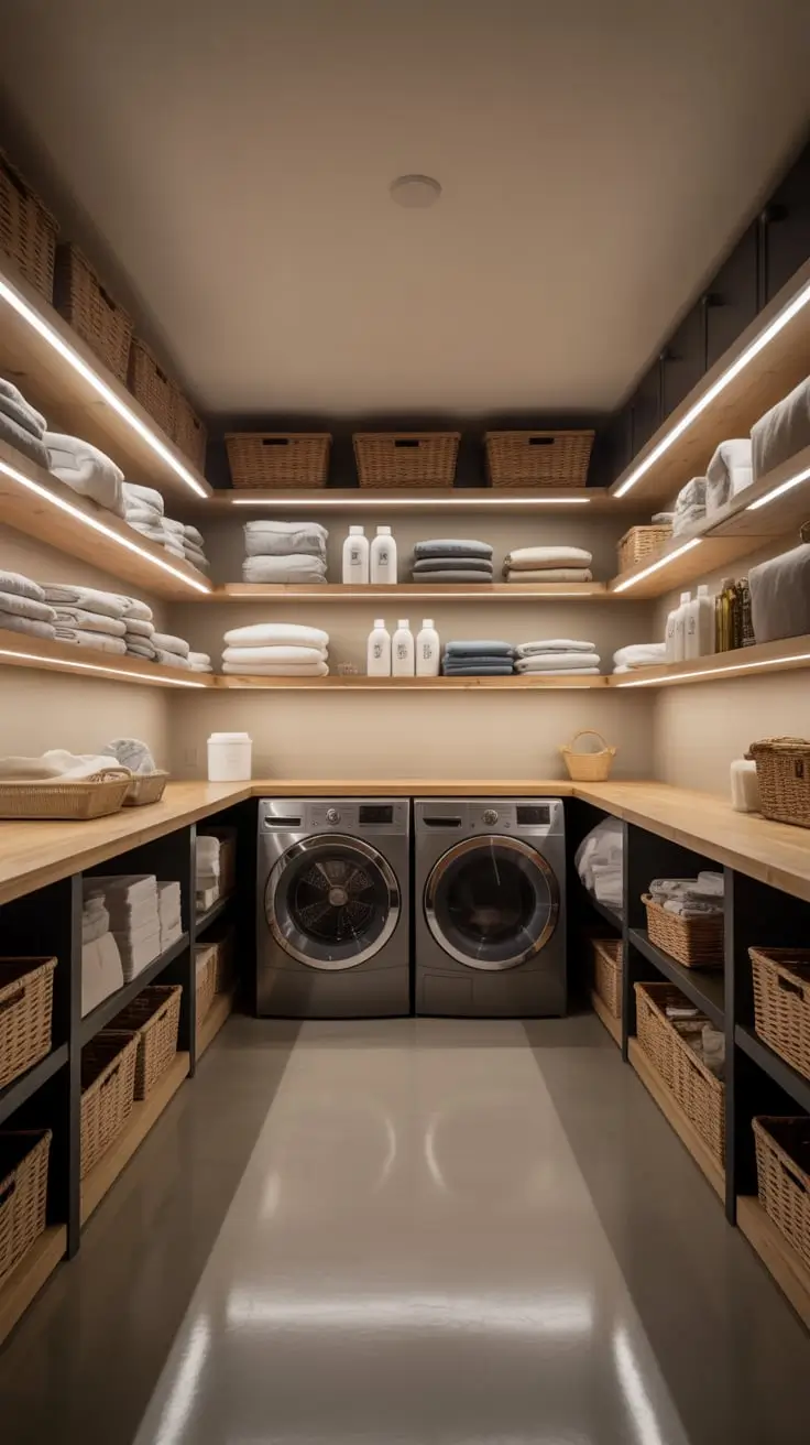 Laundry Room Shelves Ideas 2026: Modern, Farmhouse & Creative Storage Solutions