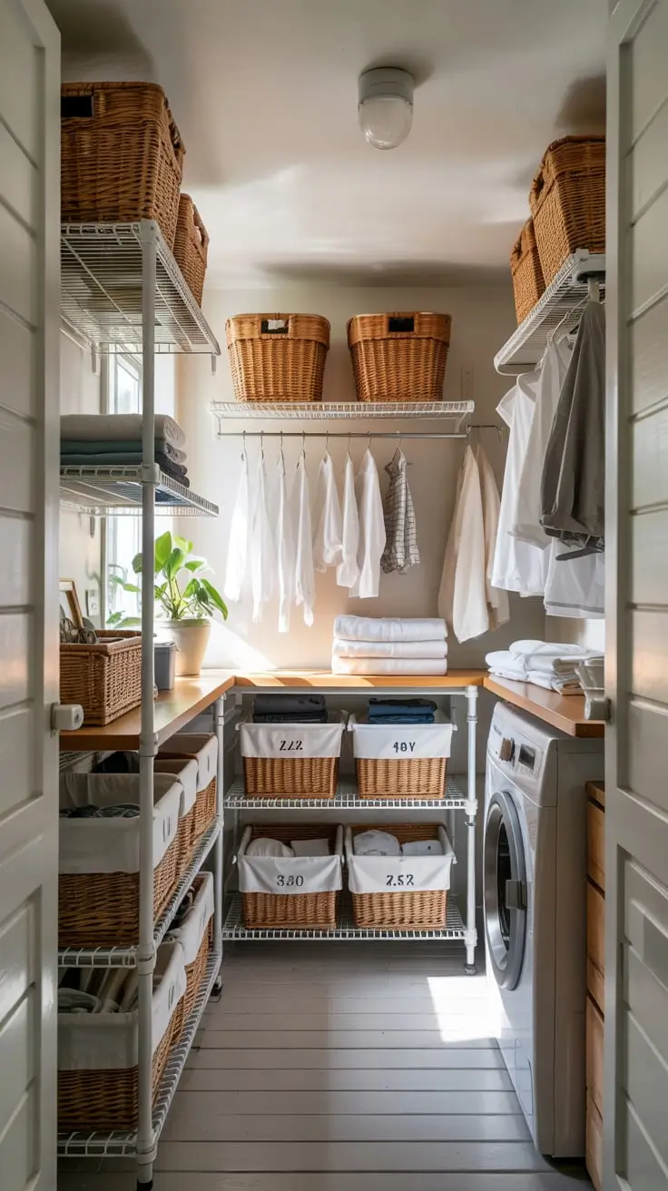Laundry Room Shelves Ideas 2026: Modern, Farmhouse & Creative Storage Solutions