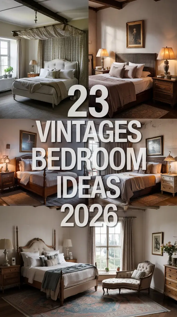 Vintages Bedroom Ideas 2026: Aesthetic, Cozy & Elegant Vintage Style
