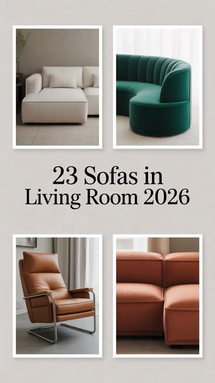 Sofas in Living Room 2026: Modern Layouts, Color Trends, and Timeless Design Ideas