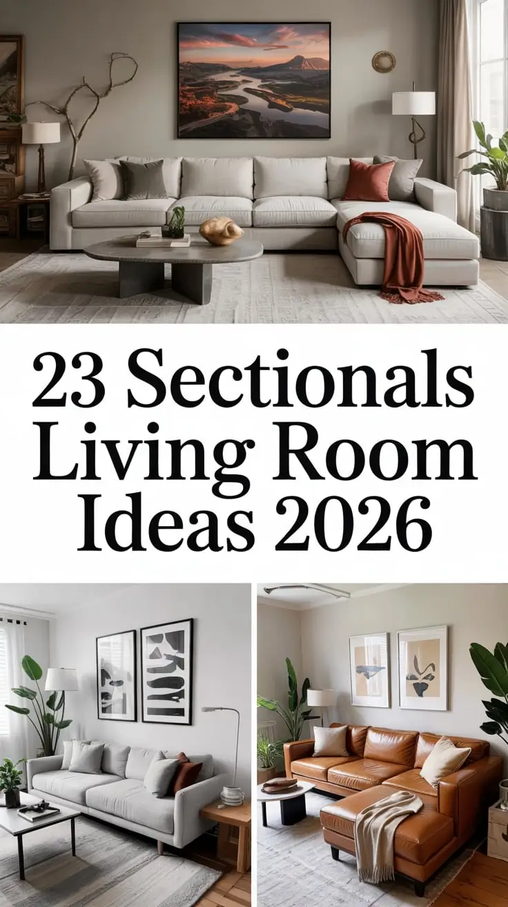 Sectionals Living Room Ideas 2026: Modern Designs, Colors & Layout Trends