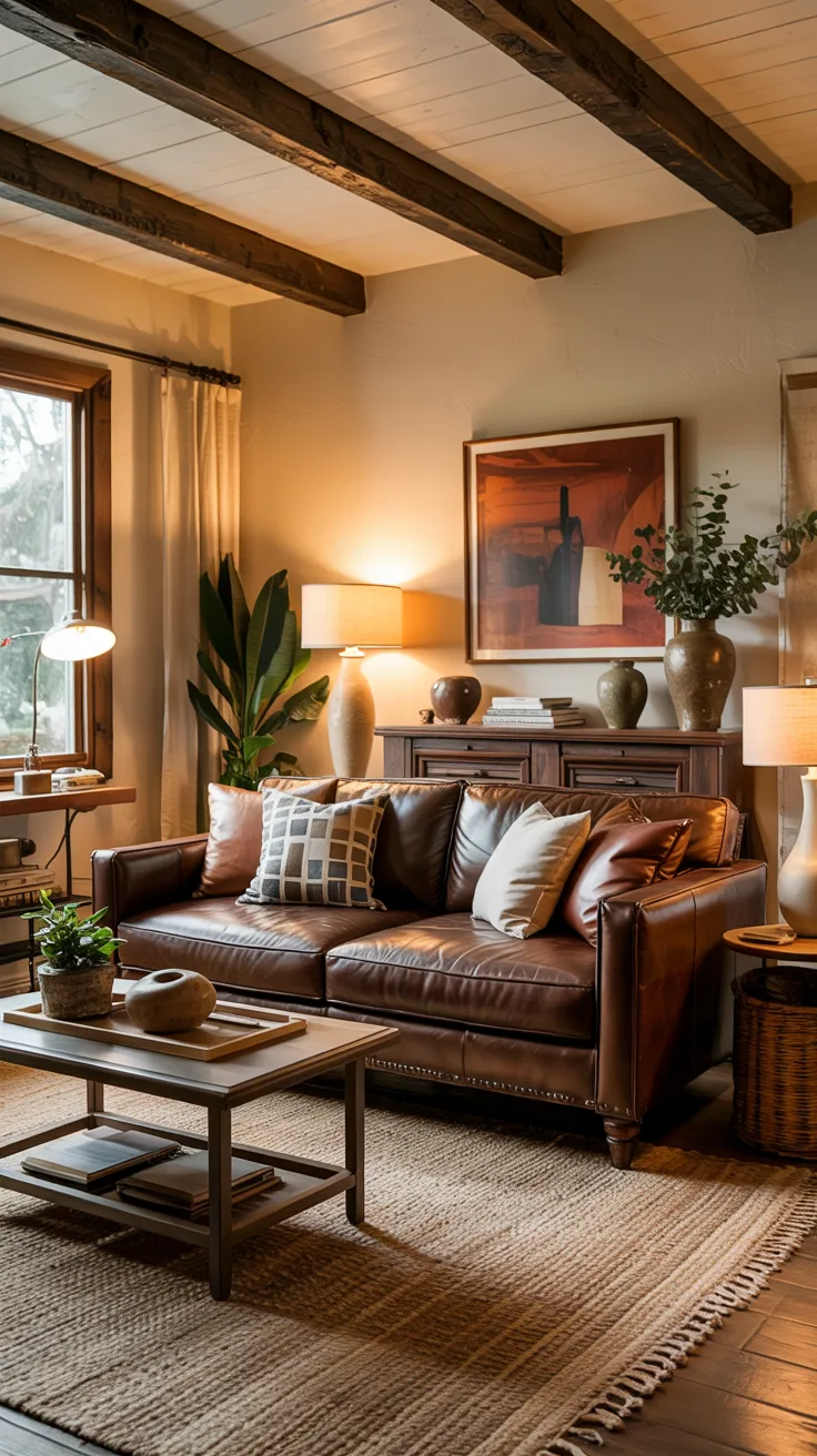 Leather Sofa Ideas 2026: Stylish Modern Living Room Inspirations