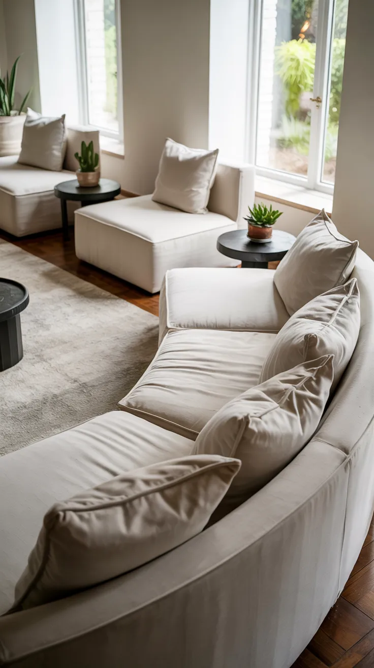 Curved Sofa Ideas for Living Room 2026: Stylish Trends and Modern Interior Inspirations
