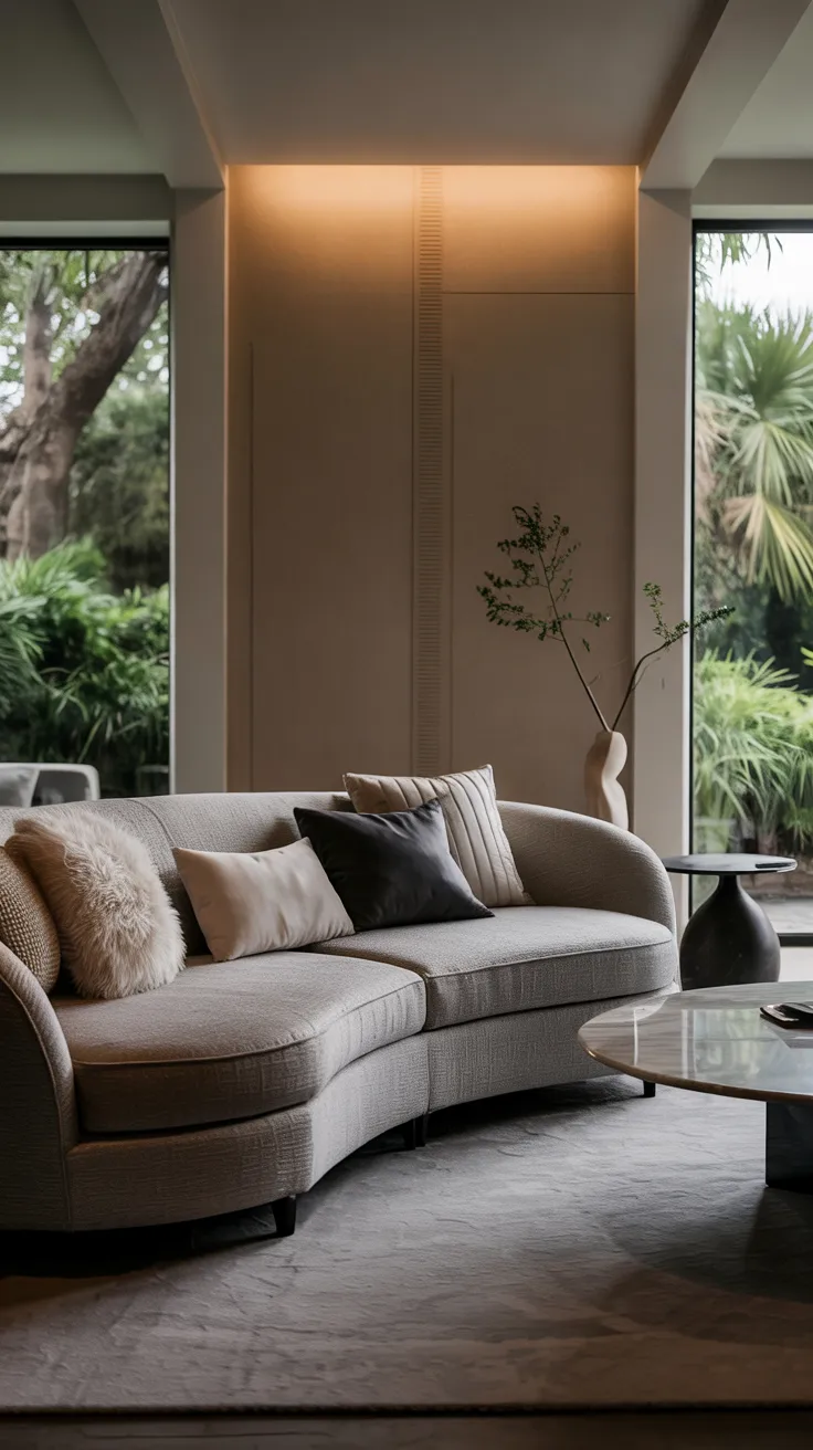 Curved Sofa Ideas for Living Room 2026: Stylish Trends and Modern Interior Inspirations