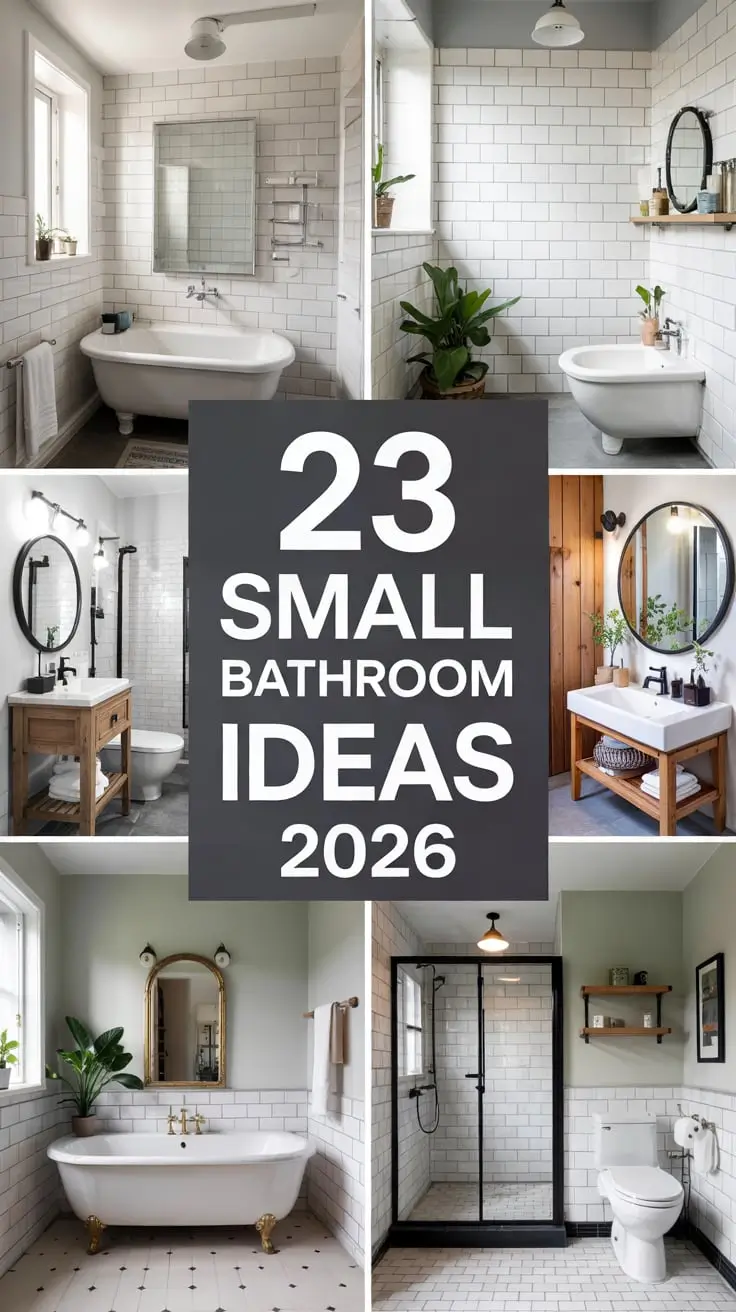 Small Bathroom Ideas 2026: Modern, Elegant and Space-Saving Design Inspirations
