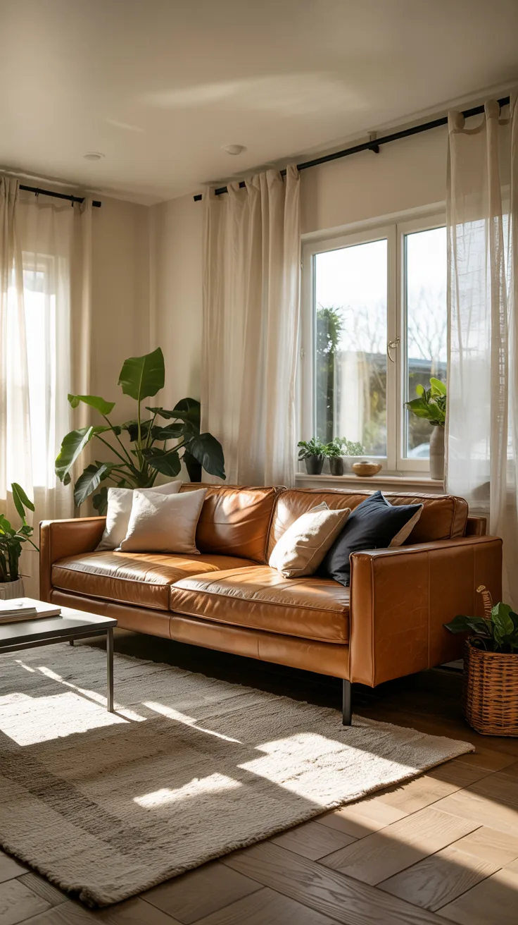 Leather Sofa Ideas 2026: Stylish Modern Living Room Inspirations