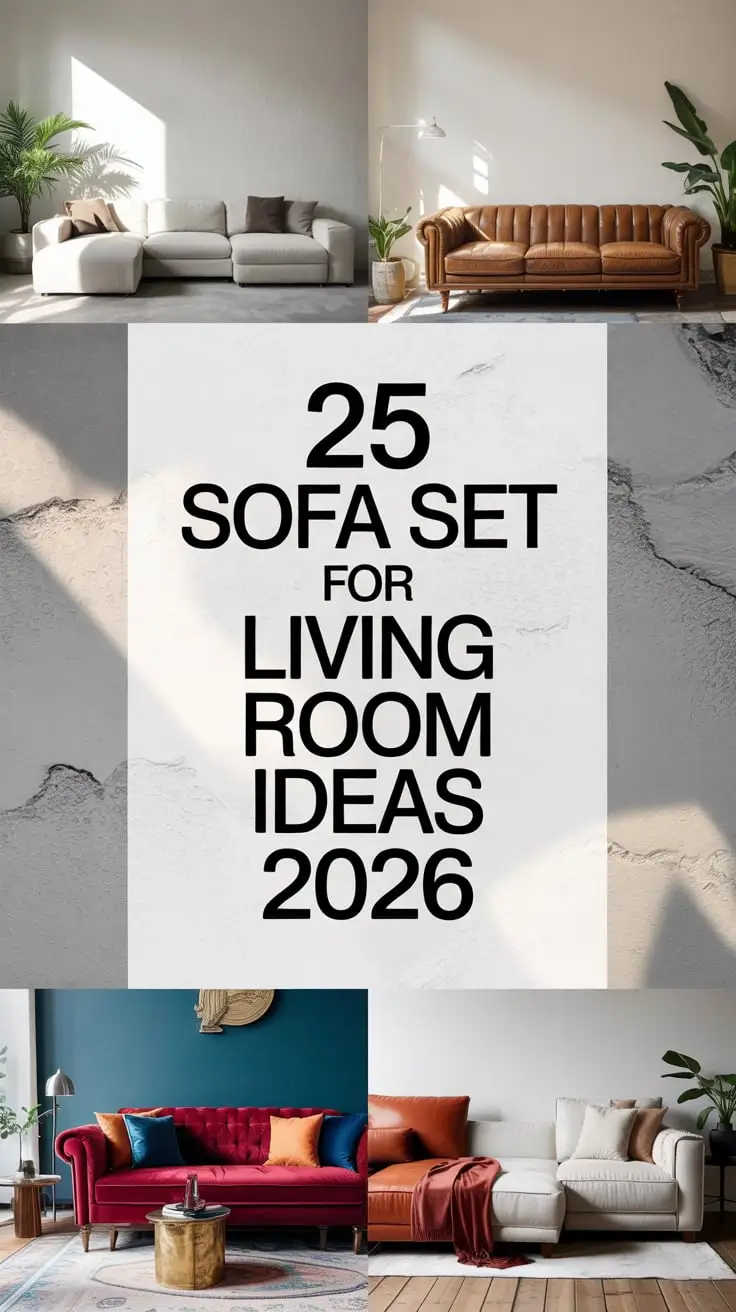Sofa Set for Living Room Ideas 2026: Modern Comfort, Color, and Timeless Style
