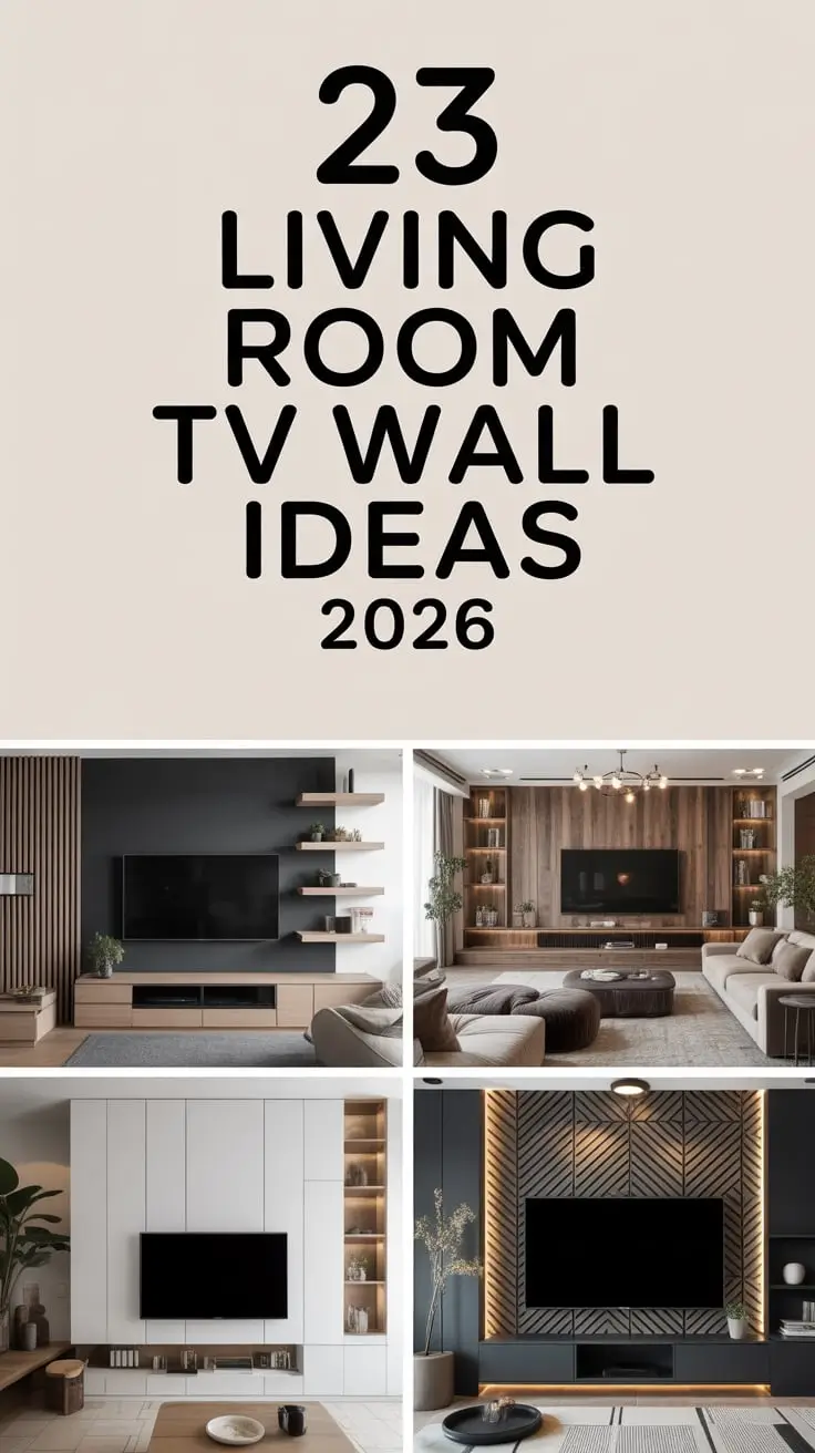 Living Room TV Wall Ideas 2026: Modern, Stylish, and Functional Designs for Every Home