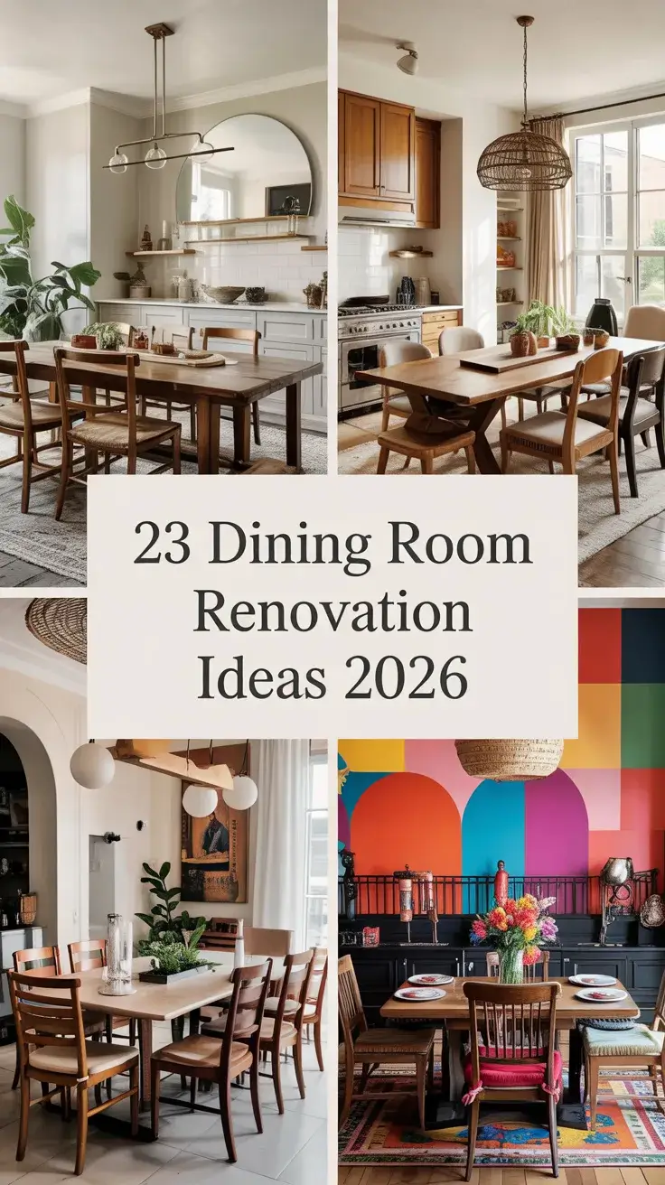 Dining Room Renovation Ideas 2026: Modern, Farmhouse, Vintage And Open Concept Designs
