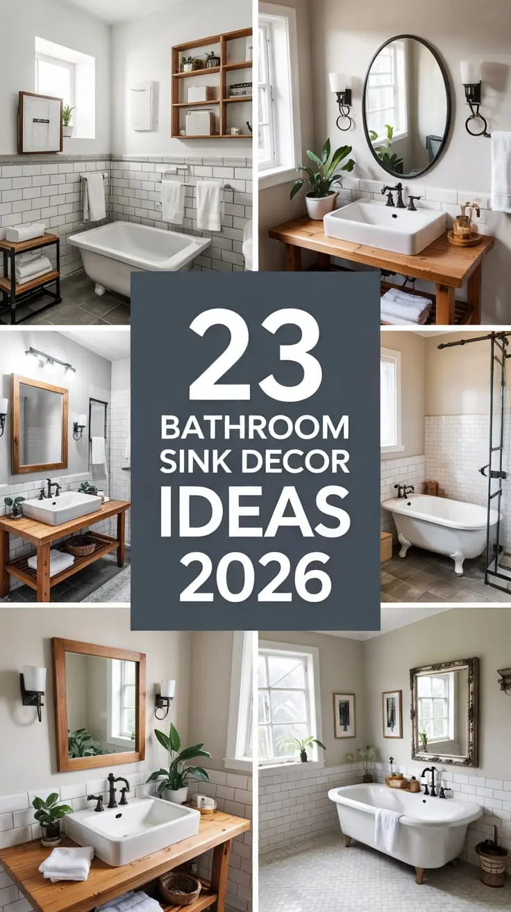 Bathroom Sink Decor Ideas 2026: Modern, Stylish & Creative Vanity Inspiration