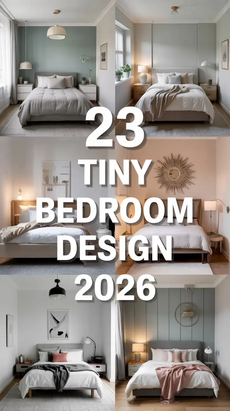 Tiny Bedroom Design 2026: Smart, Cozy and Modern Ideas for Small Spaces