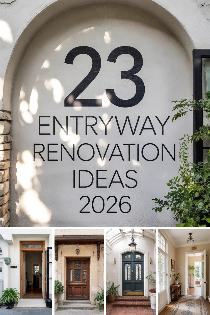 Entryway Renovation Ideas 2026: Modern Design, Storage, And Smart Layout Inspiration