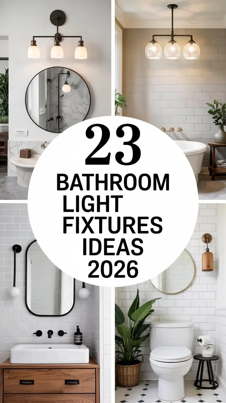 Bathroom Light Fixtures Ideas 2026: Modern, Stylish And Functional Lighting Trends