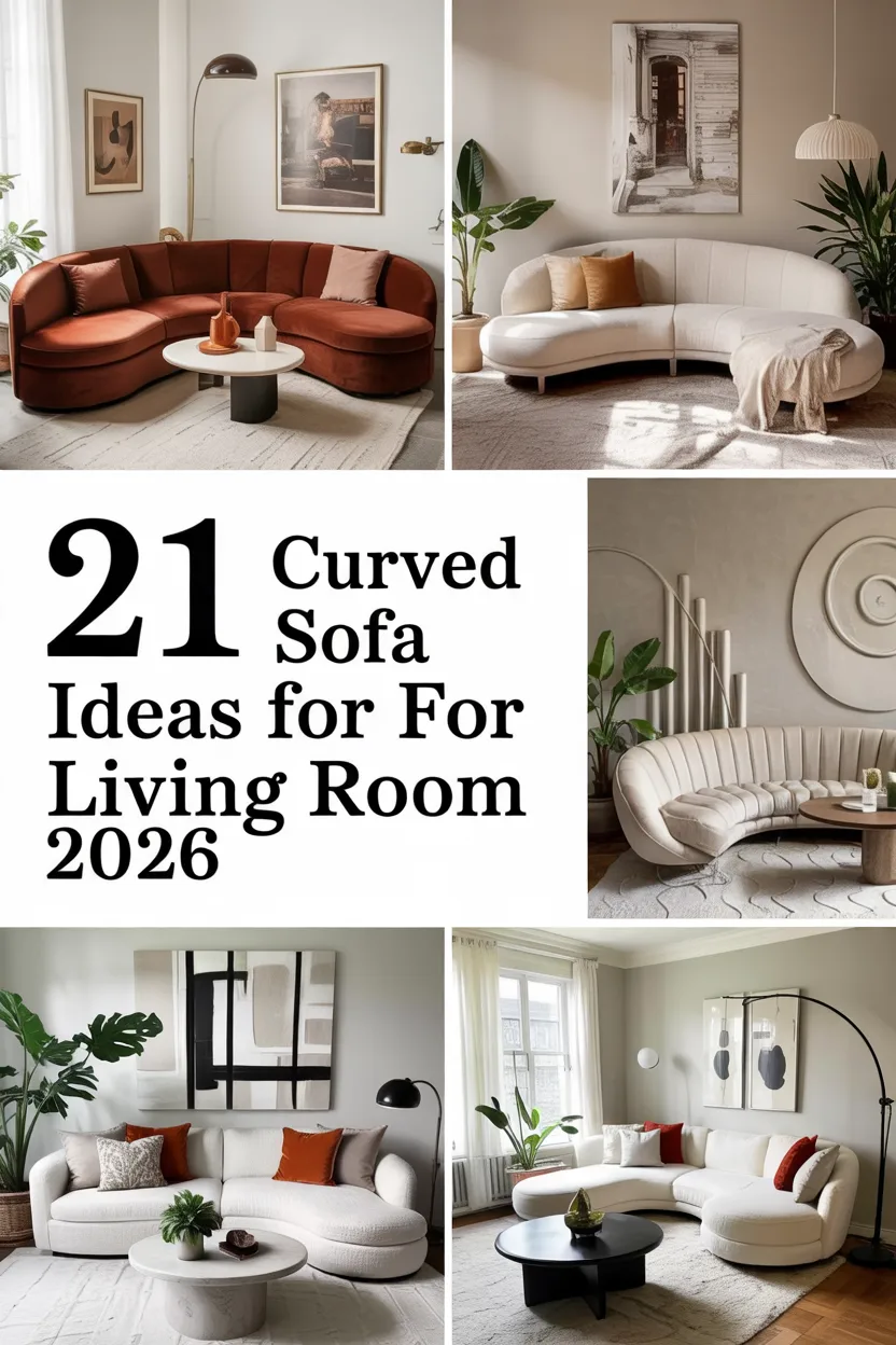 Curved Sofa Ideas for Living Room 2026: Stylish Trends and Modern Interior Inspirations