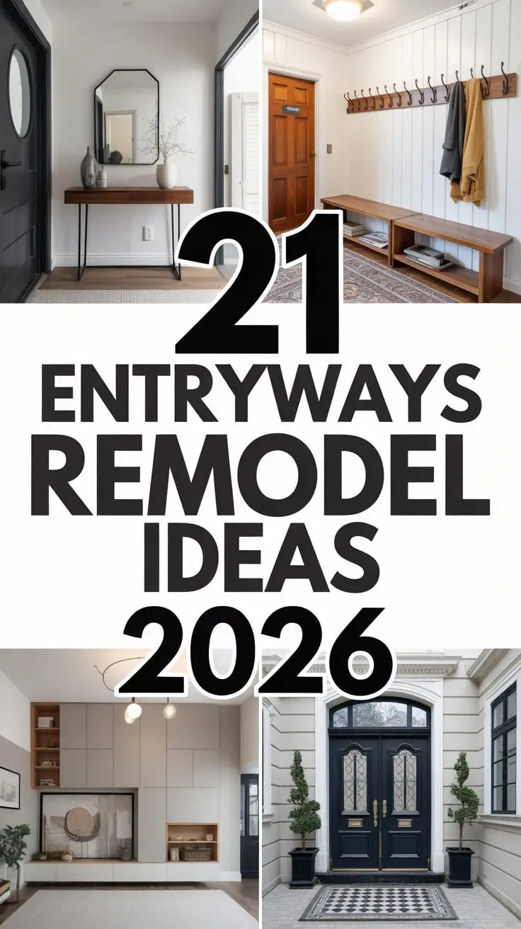 Entryways Remodel Ideas 2026: Modern Upgrades, Stylish Layouts, and Smart Makeovers