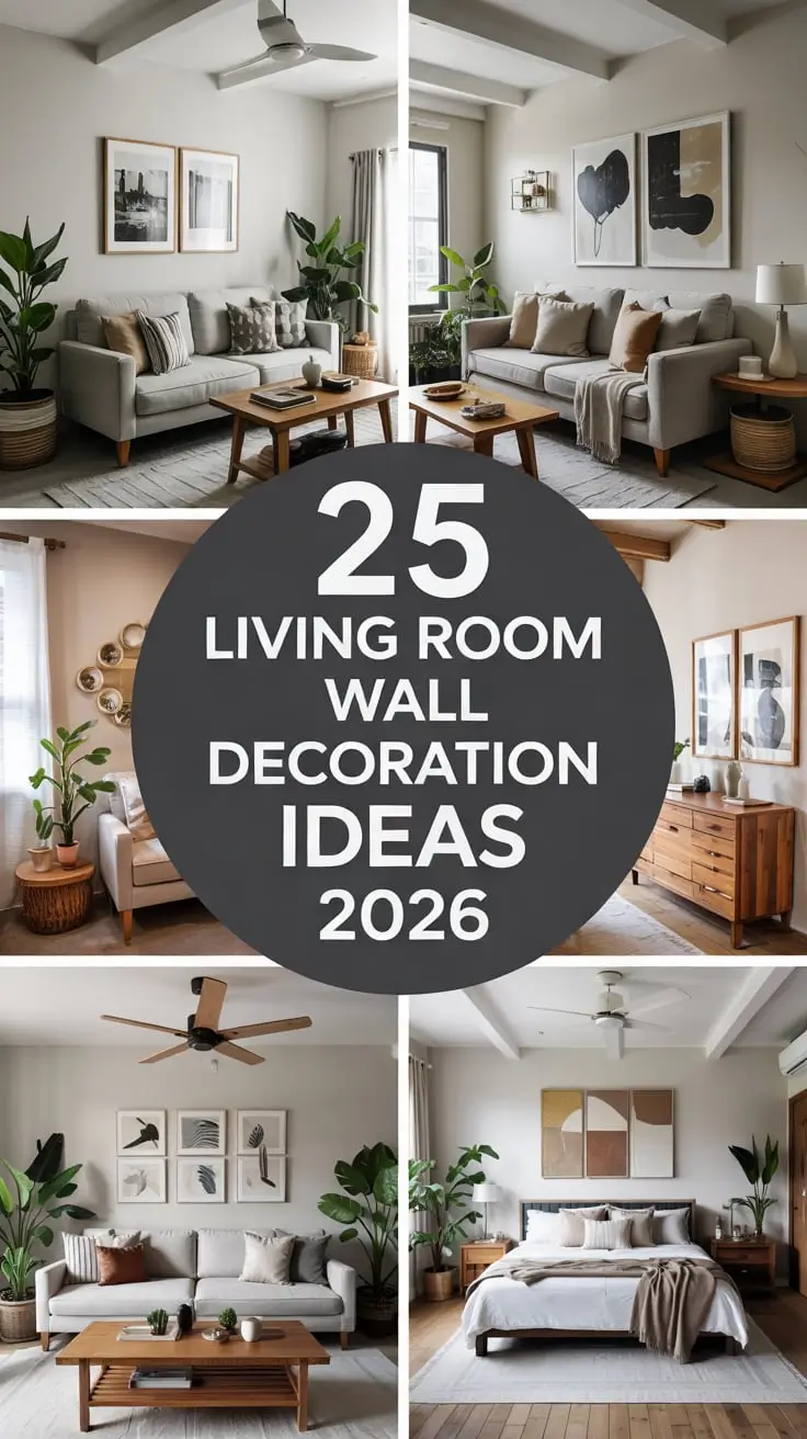 Living Room Wall Decoration Ideas 2026: Modern, Stylish, and Creative Designs for Every Home