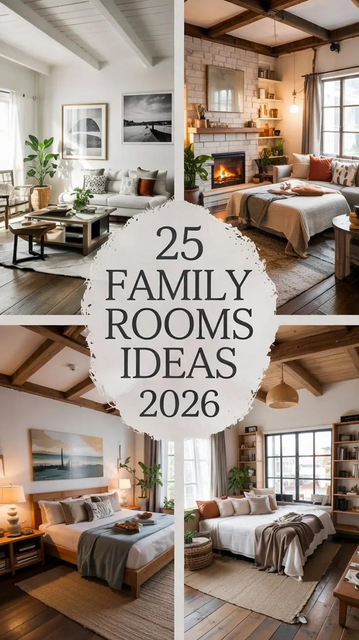 Family Rooms Ideas 2026: Modern, Cozy and Stylish Design Inspirations for Every Home