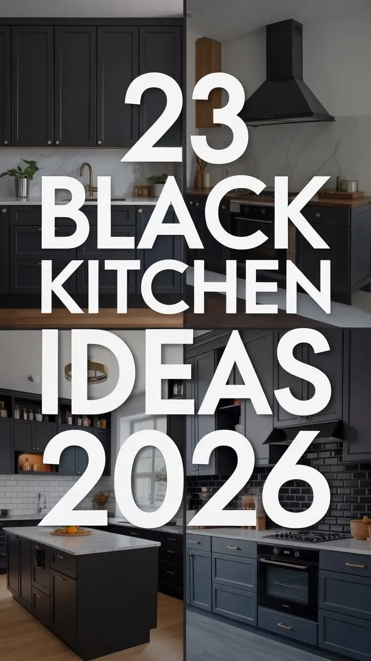 Black Kitchen Ideas 2026: Modern, Stylish, and Inspiring Dark Kitchen Designs