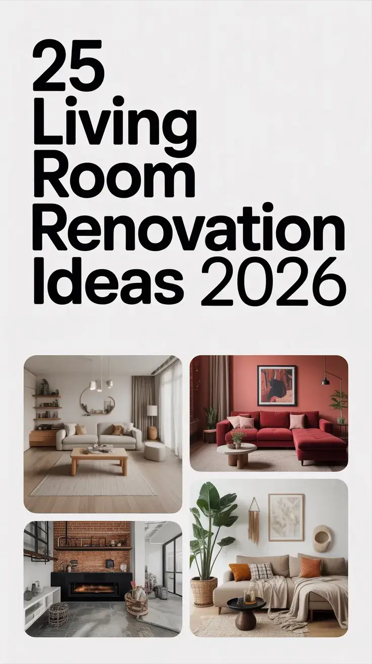 Living Room Renovation Ideas 2026: Modern, Budget And Open Concept Designs