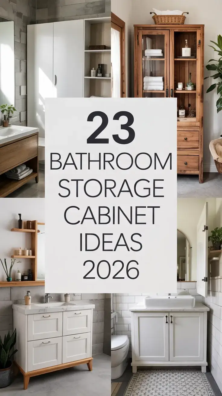 Bathroom Storage Cabinet Ideas 2026: Smart, Stylish, And Space-Saving Solutions