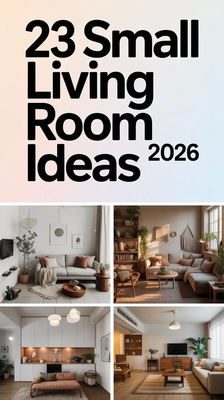 Small Living Room Decor Ideas 2026: Stylish, Cozy, and Modern Solutions for Compact Spaces