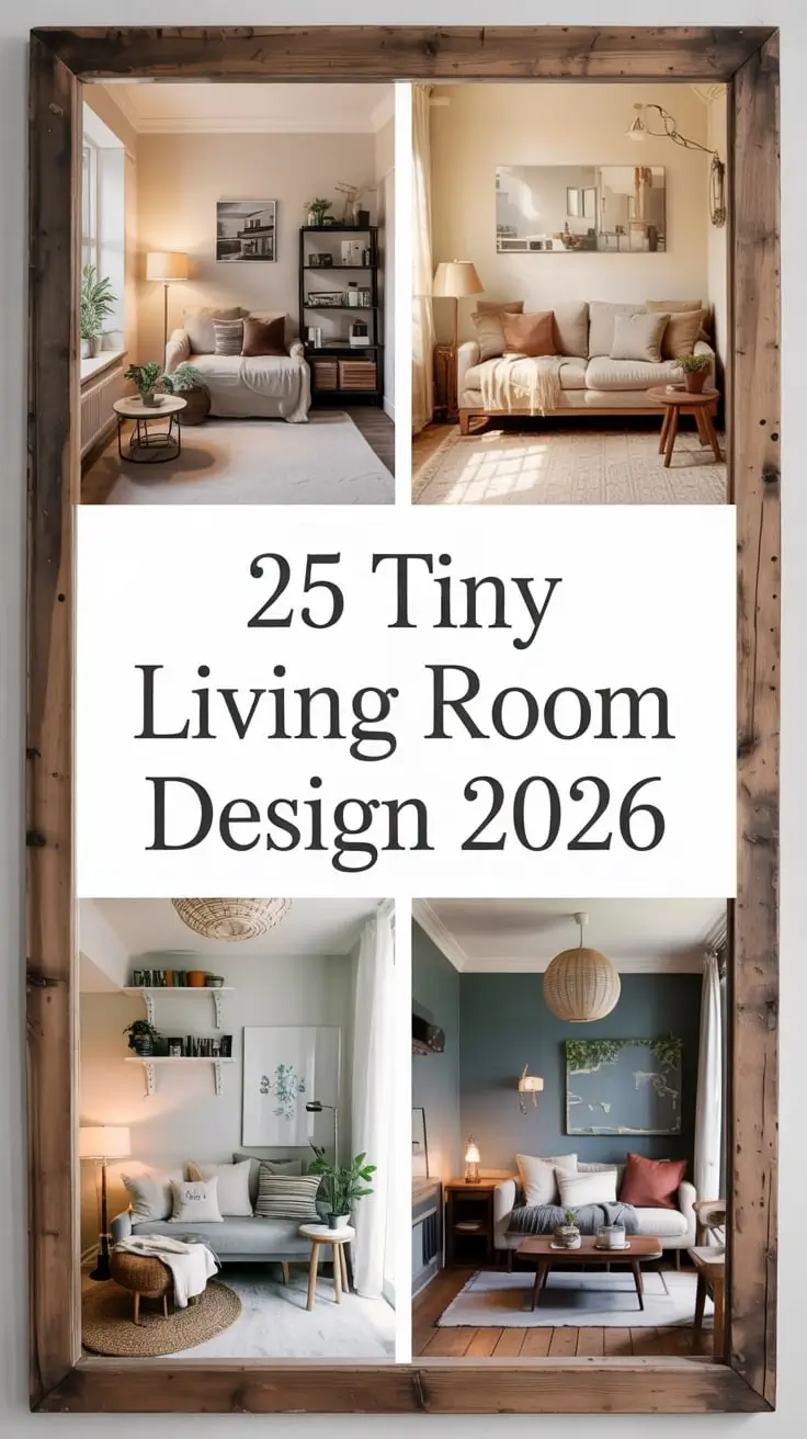 Tiny Living Room Design 2026: Modern Ideas for Cozy and Stylish Small Spaces
