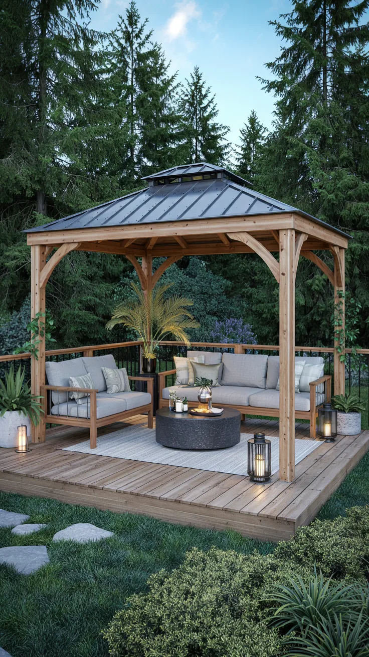 Gazebo on Deck Ideas 2026: Modern Outdoor Inspiration for Stylish Deck Designs