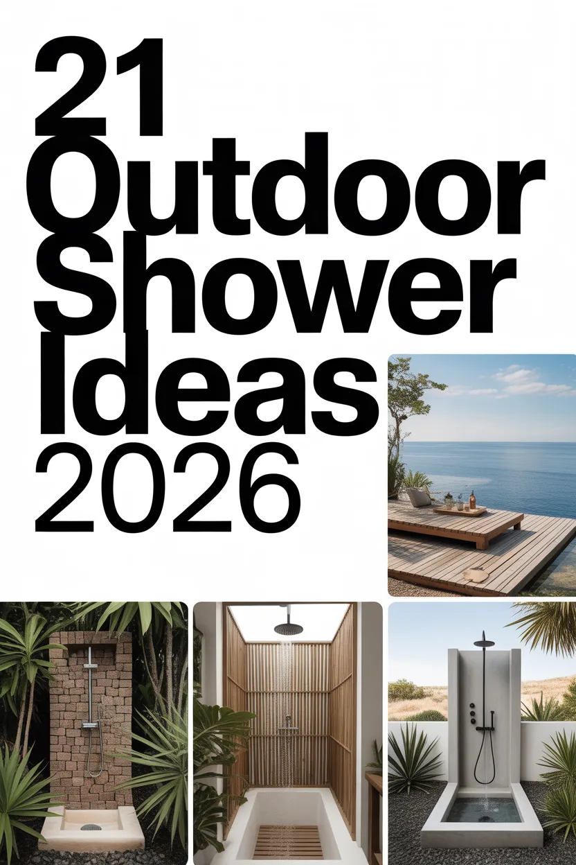 Outdoor Shower Ideas 2026: Modern, Private & Stylish Outdoor Shower Inspirations