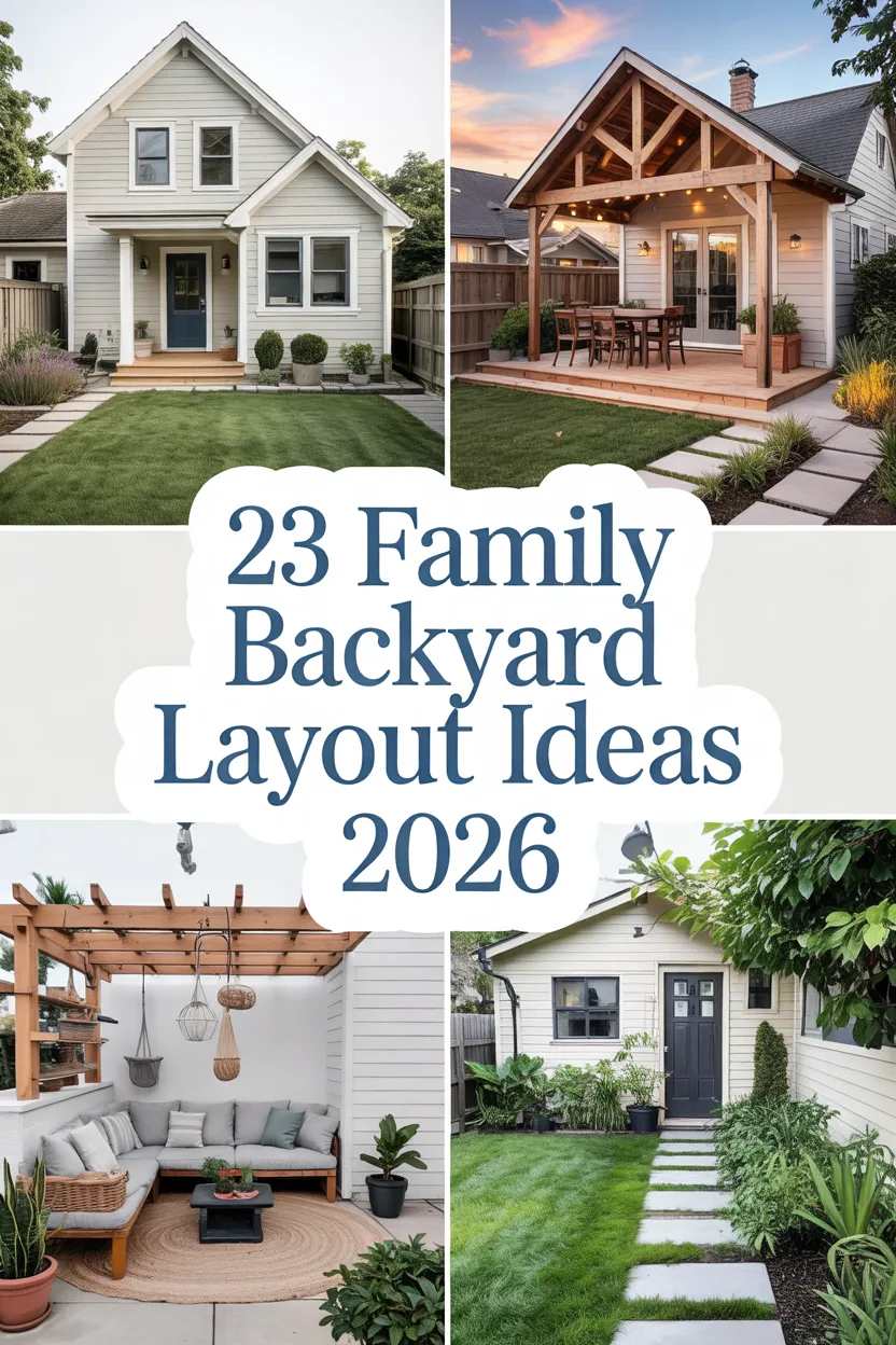Family Backyard Layout Ideas 2026: Modern, Cozy & Kid-Friendly Backyard Designs