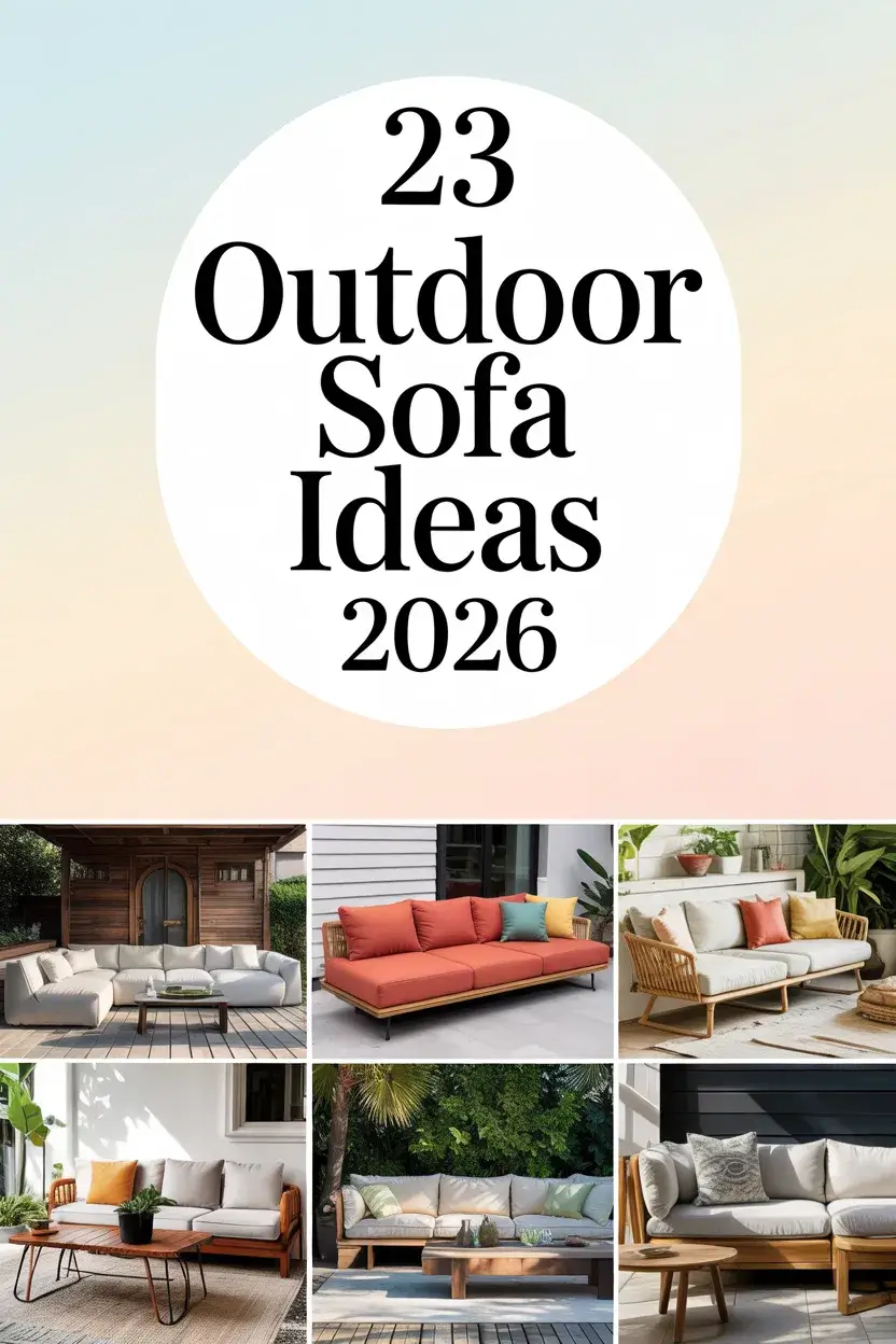 Outdoor Sofa Ideas 2026: Stylish Patio, Lounge, And Poolside Seating Trends