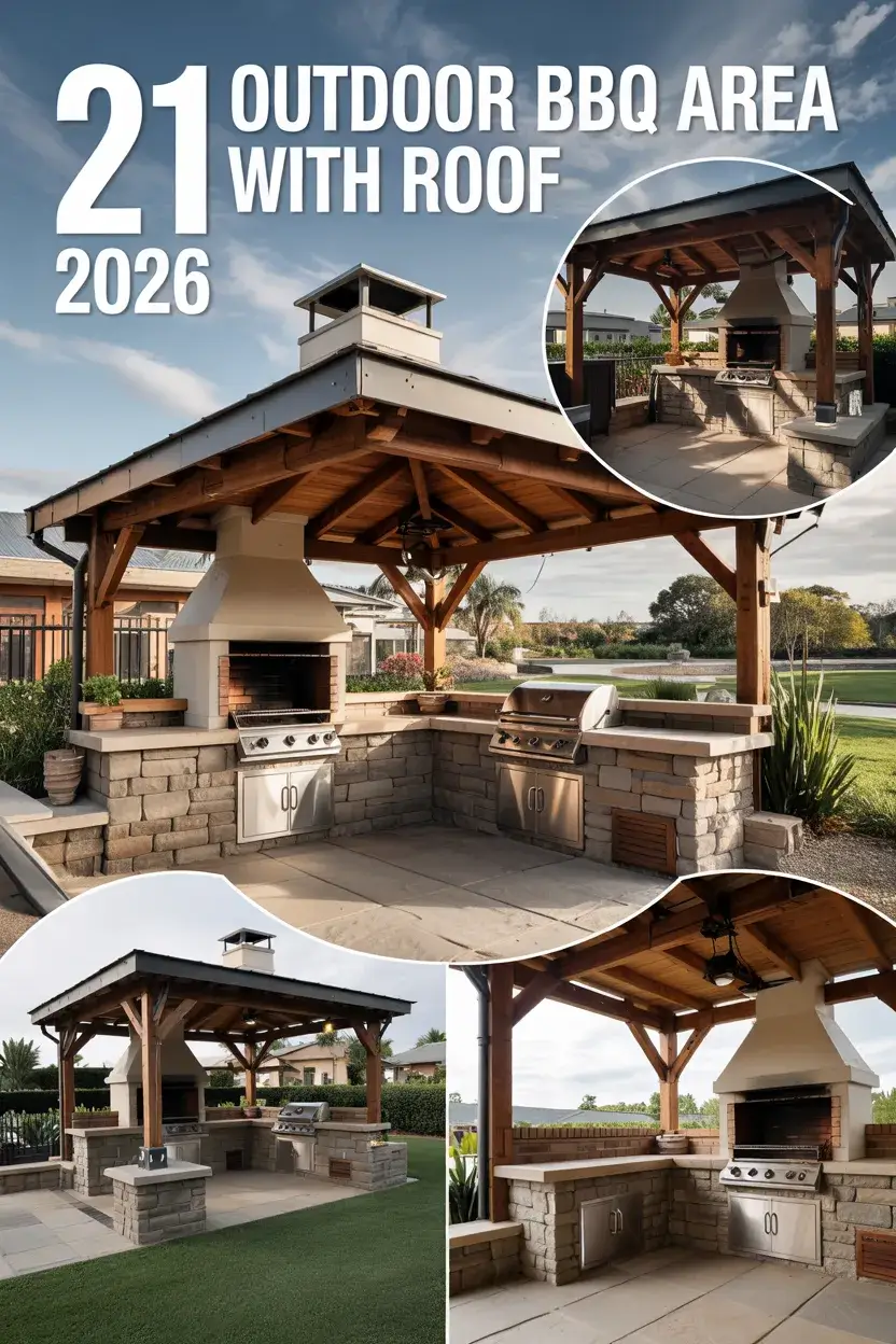 Outdoor BBQ Area With Roof 2026: Stylish Covered Ideas For Modern Outdoor Living