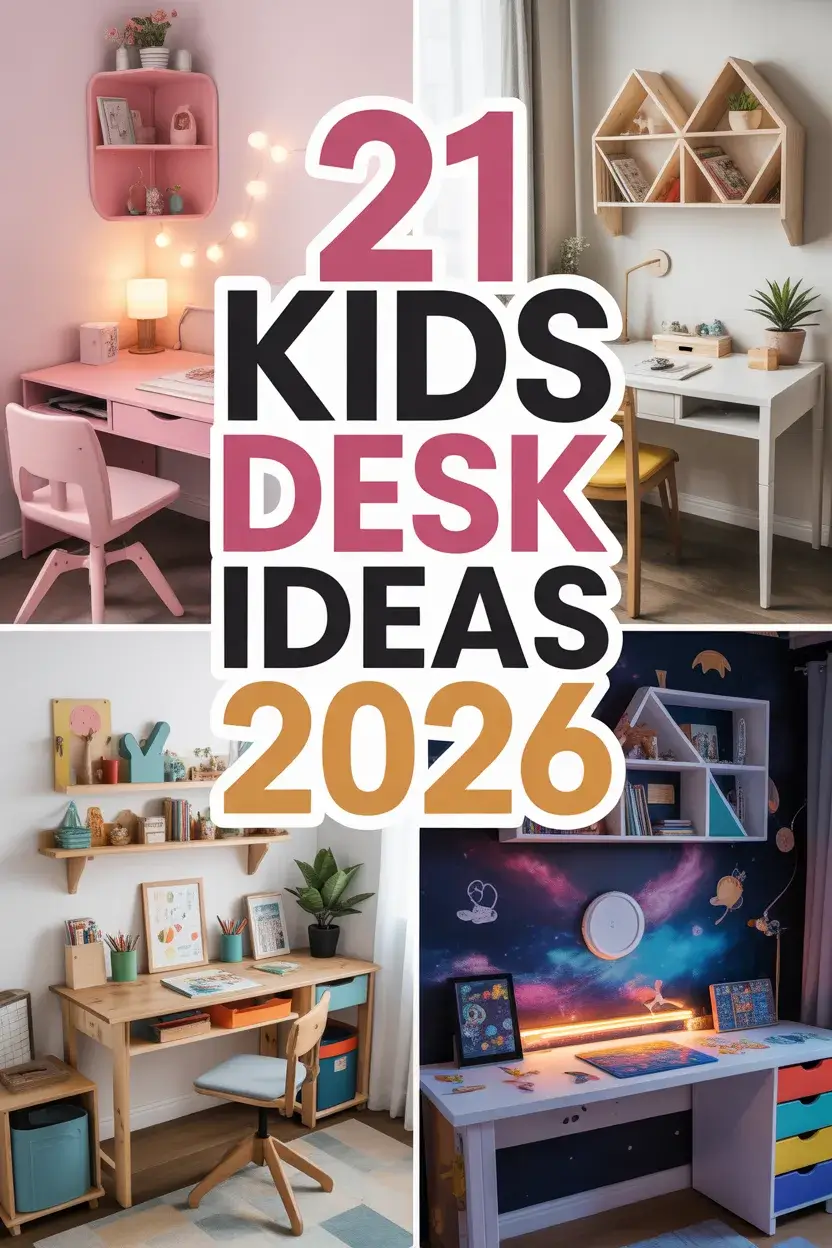 Kids Desk Ideas 2026: Smart, Stylish, And Functional Study Spaces For Kids