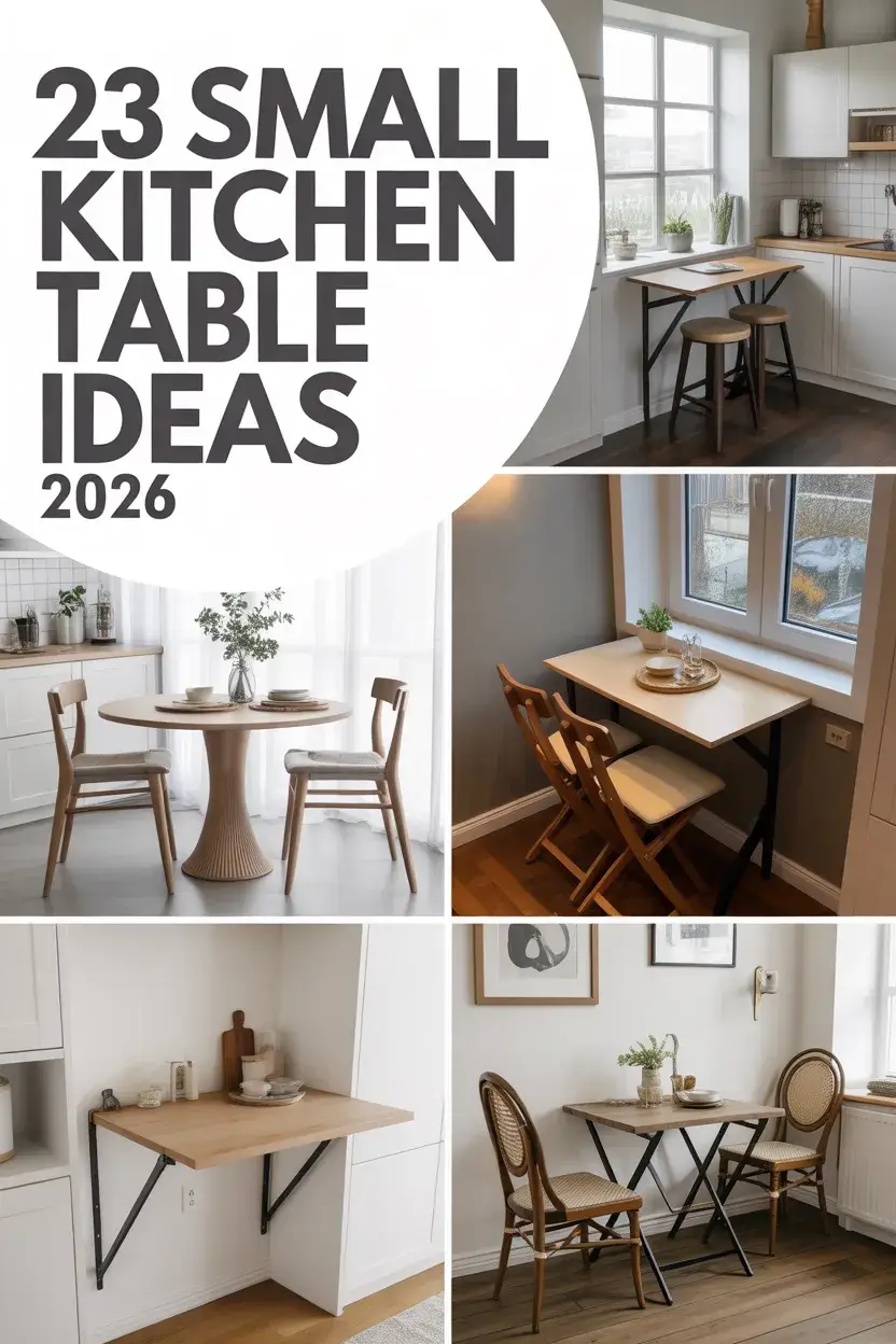 Small Kitchen Table Ideas 2026: Space-Saving, Stylish, And Practical Solutions