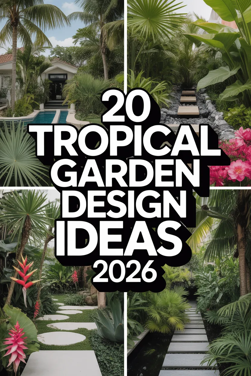 Tropical Garden Design Ideas 2026: Inspiring Layouts, Pool Gardens, Small Space Solutions And Modern Tropical Landscapes
