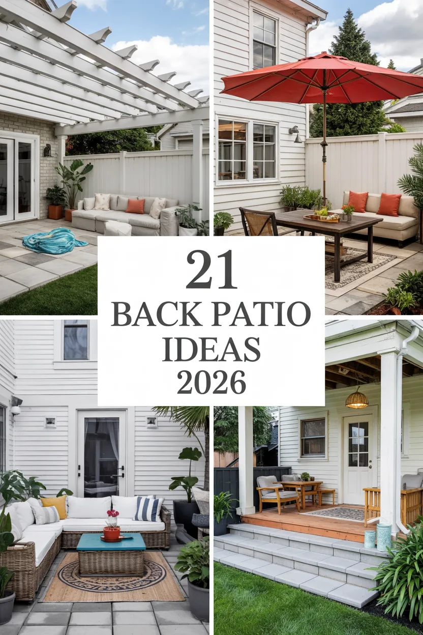 Back Patio Ideas 2026: Stylish, Cozy & Budget-Friendly Designs for Modern Outdoor Living