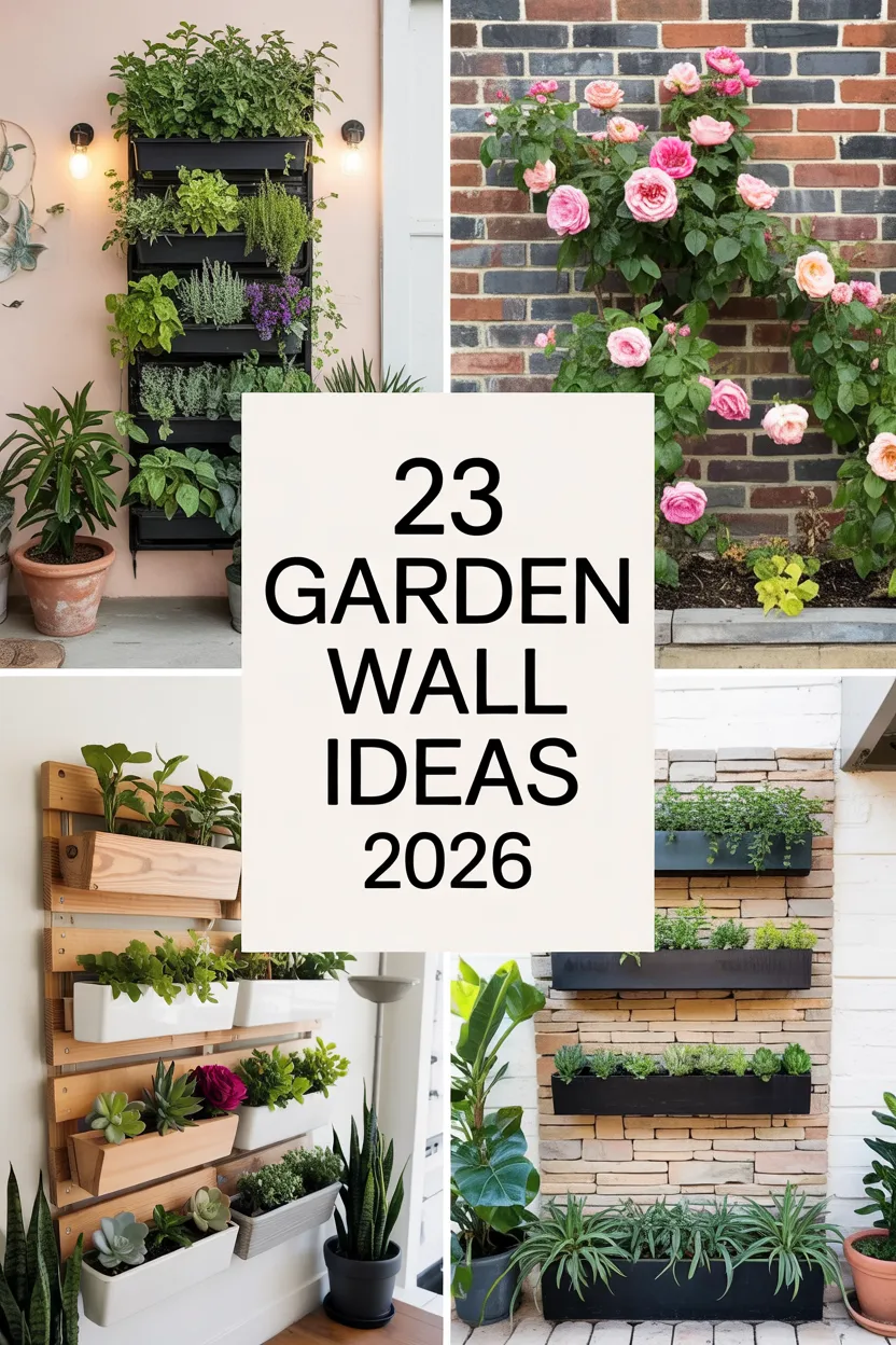 Garden Wall Ideas 2026: Modern Decorative, Brick, Painted And Outdoor Wall Inspiration