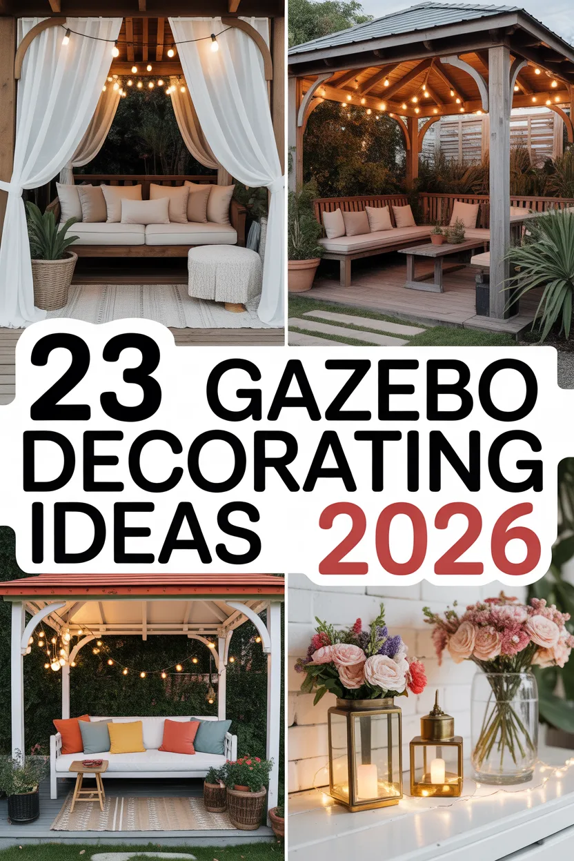 Gazebo Decorating Ideas 2026: Stylish Outdoor Designs for Every Celebration