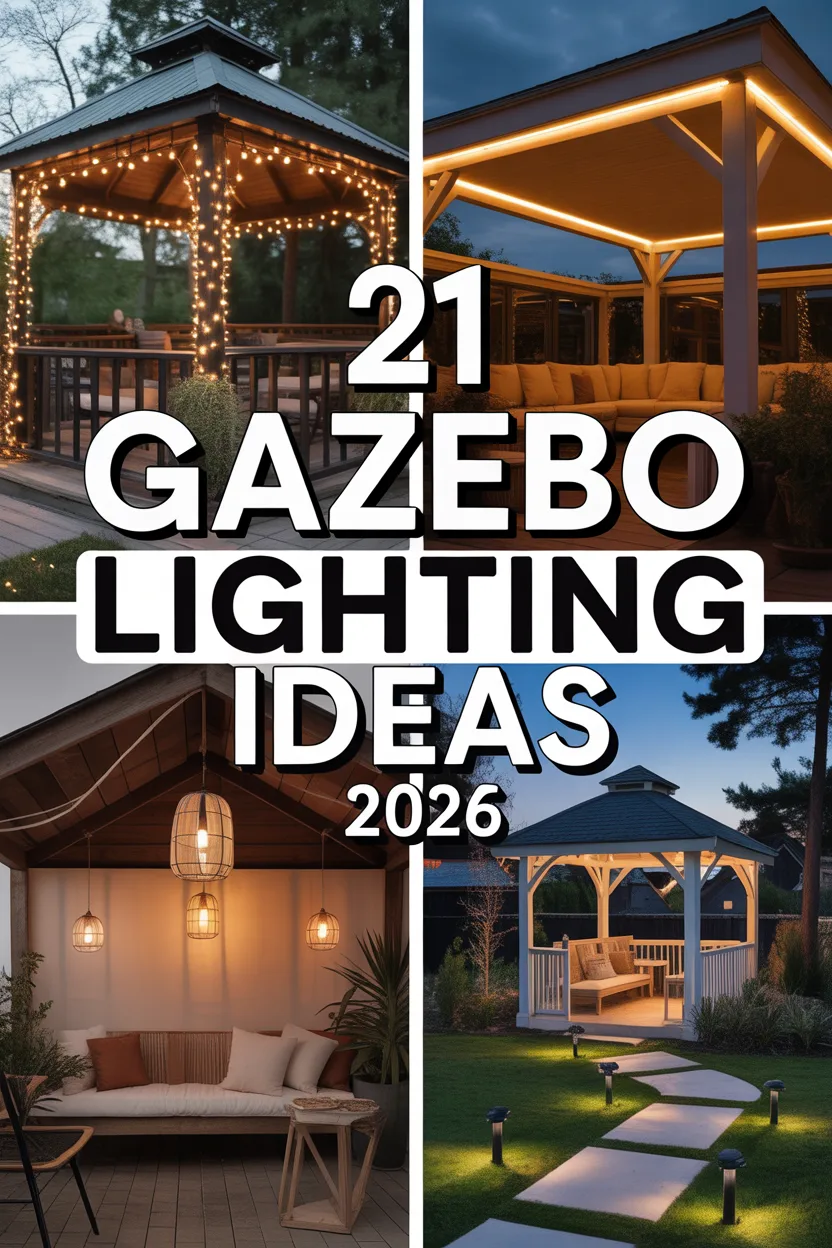 Gazebo Lighting Ideas 2026: Modern Outdoor Inspiration for Stunning Backyard Ambience