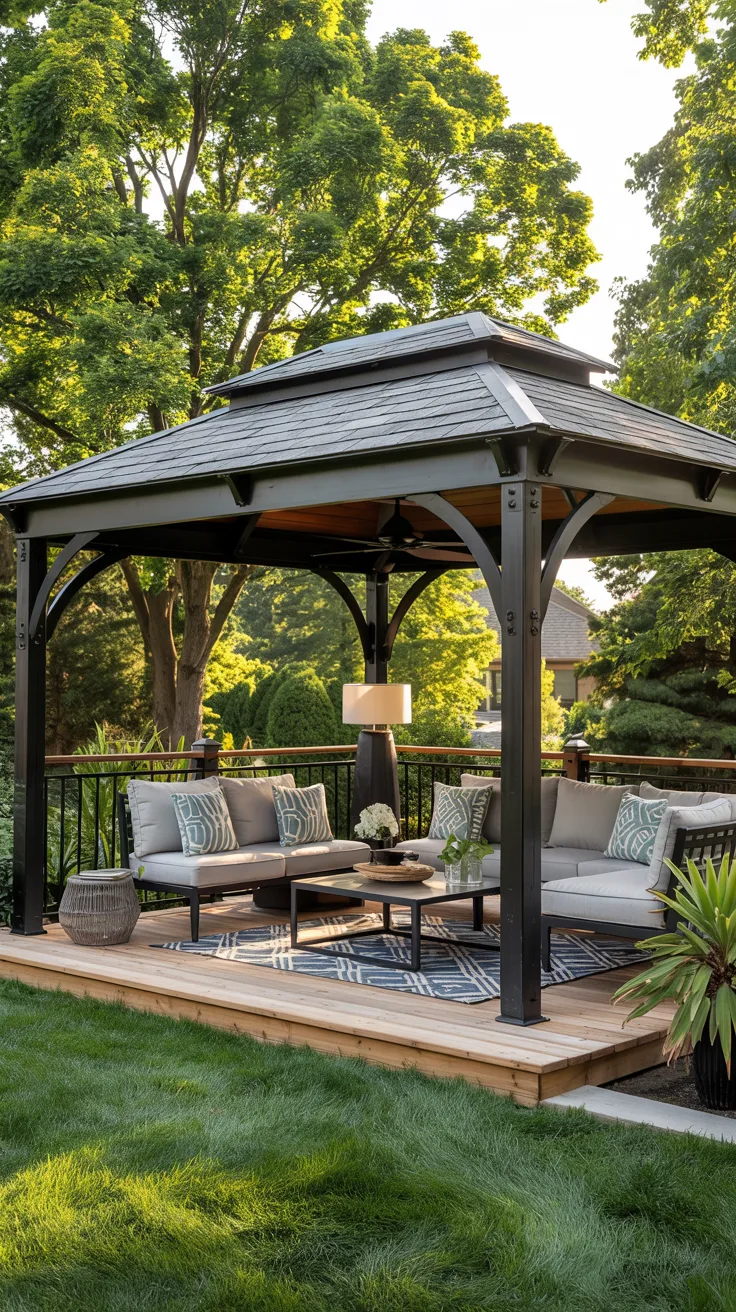 Gazebo on Deck Ideas 2026: Modern Outdoor Inspiration for Stylish Deck Designs