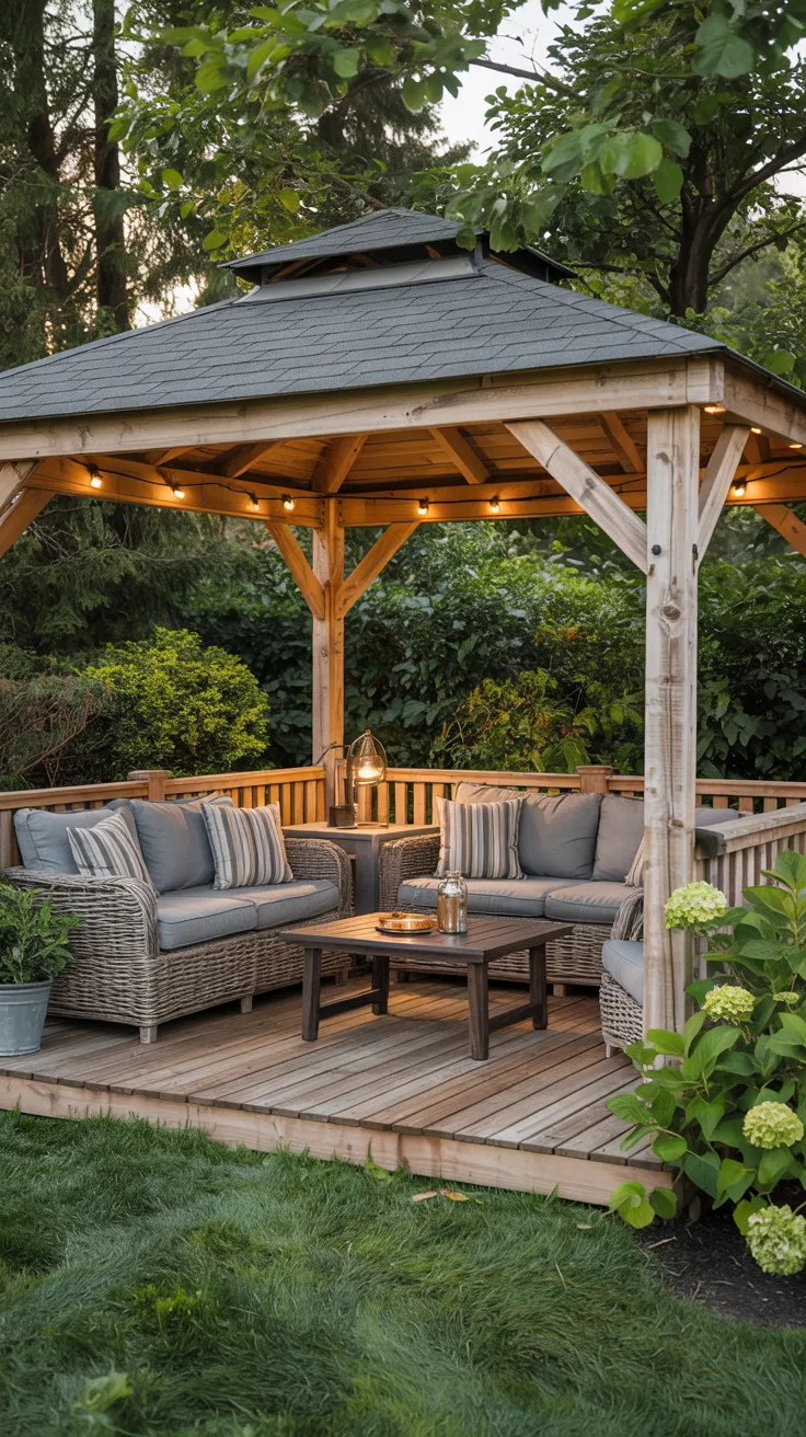Gazebo on Deck Ideas 2026: Modern Outdoor Inspiration for Stylish Deck Designs