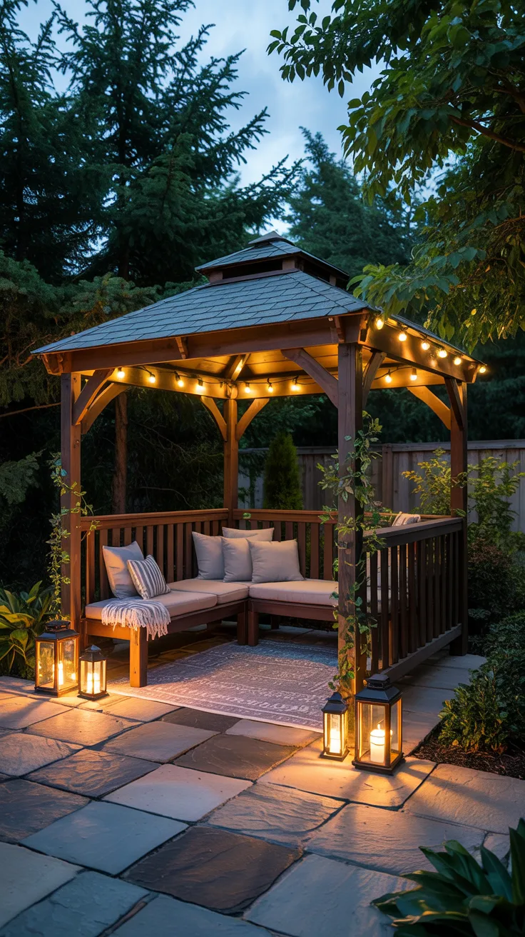 Gazebo Lighting Ideas 2026: Modern Outdoor Inspiration for Stunning Backyard Ambience
