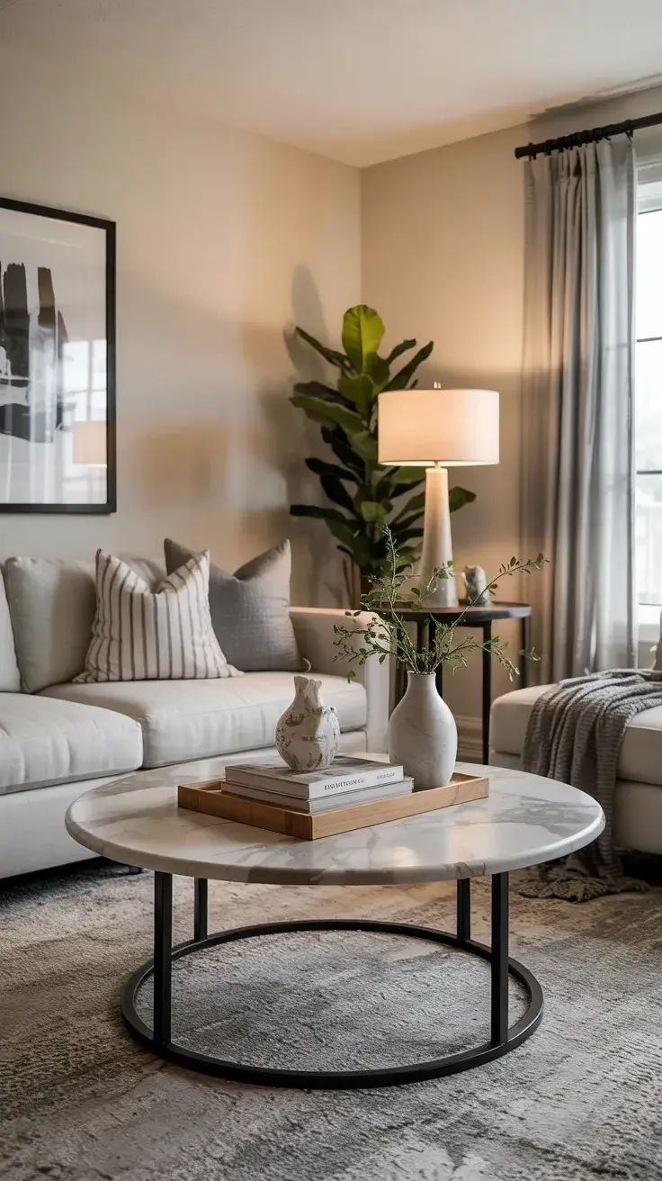 Round Table Living Room Ideas 2026: Modern Decor, Layouts And Styling Inspiration