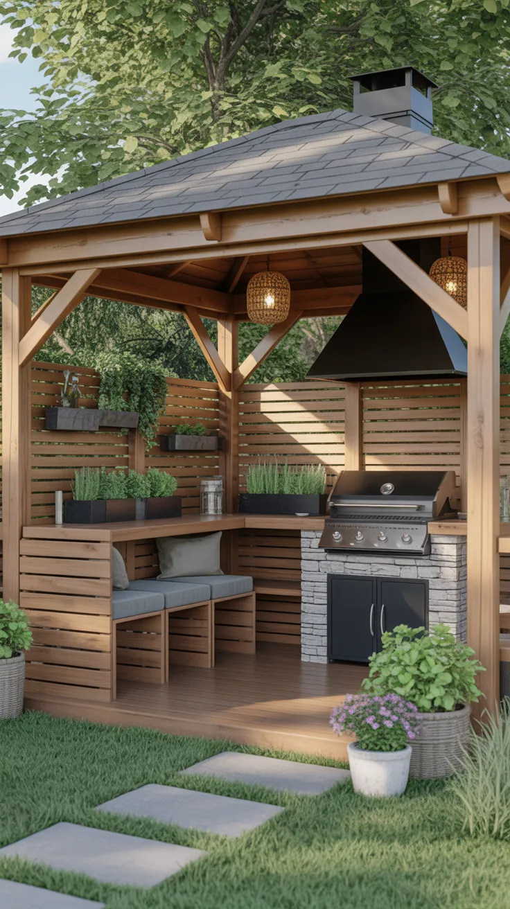 BBQ Area With Gazebo 2026: Modern Outdoor Ideas for the Perfect Backyard Grill Area