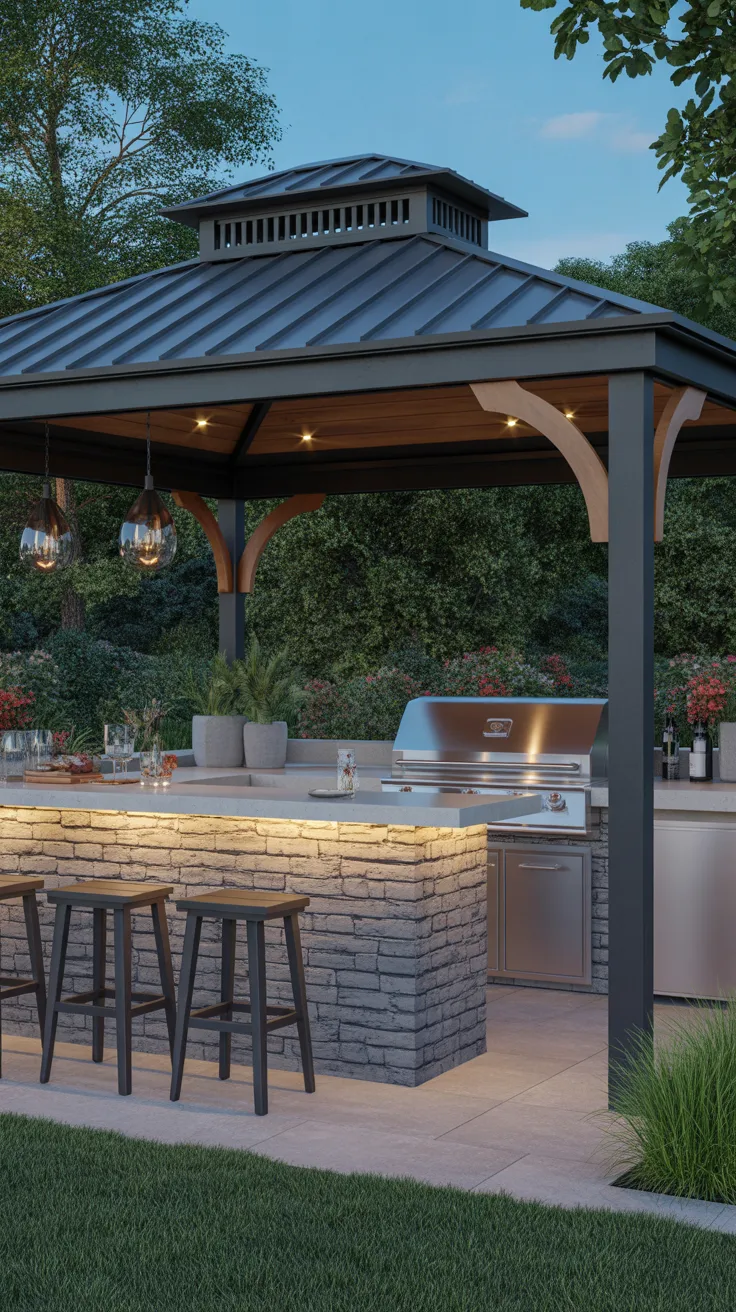 BBQ Area With Gazebo 2026: Modern Outdoor Ideas for the Perfect Backyard Grill Area