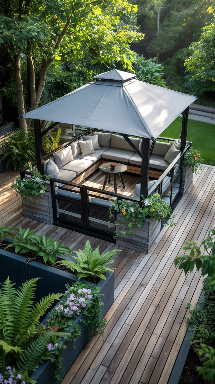 Gazebo on Deck Ideas 2026: Modern Outdoor Inspiration for Stylish Deck Designs
