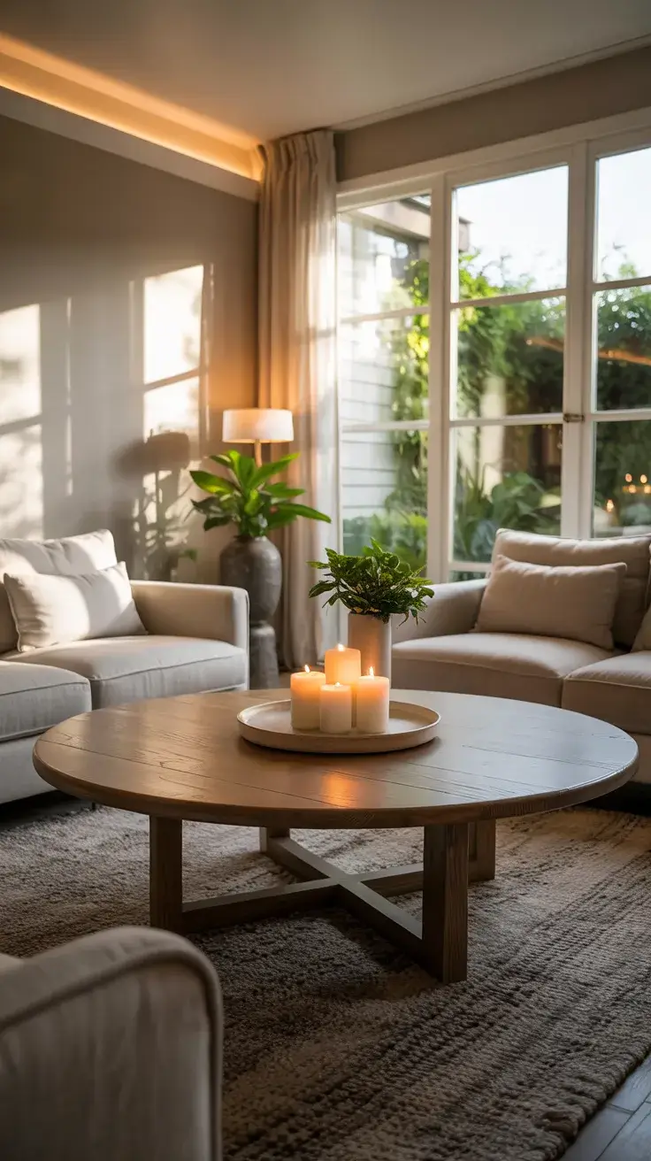 Round Table Living Room Ideas 2026: Modern Decor, Layouts And Styling Inspiration